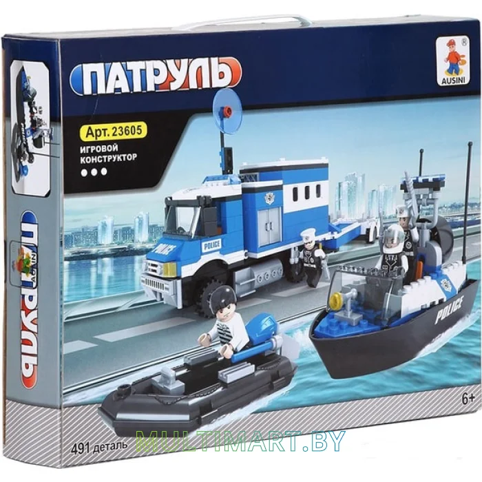 Конструктор Ausini 23605 Полицейский Патруль